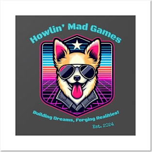 Howlin' Mad Games Original Logo Posters and Art